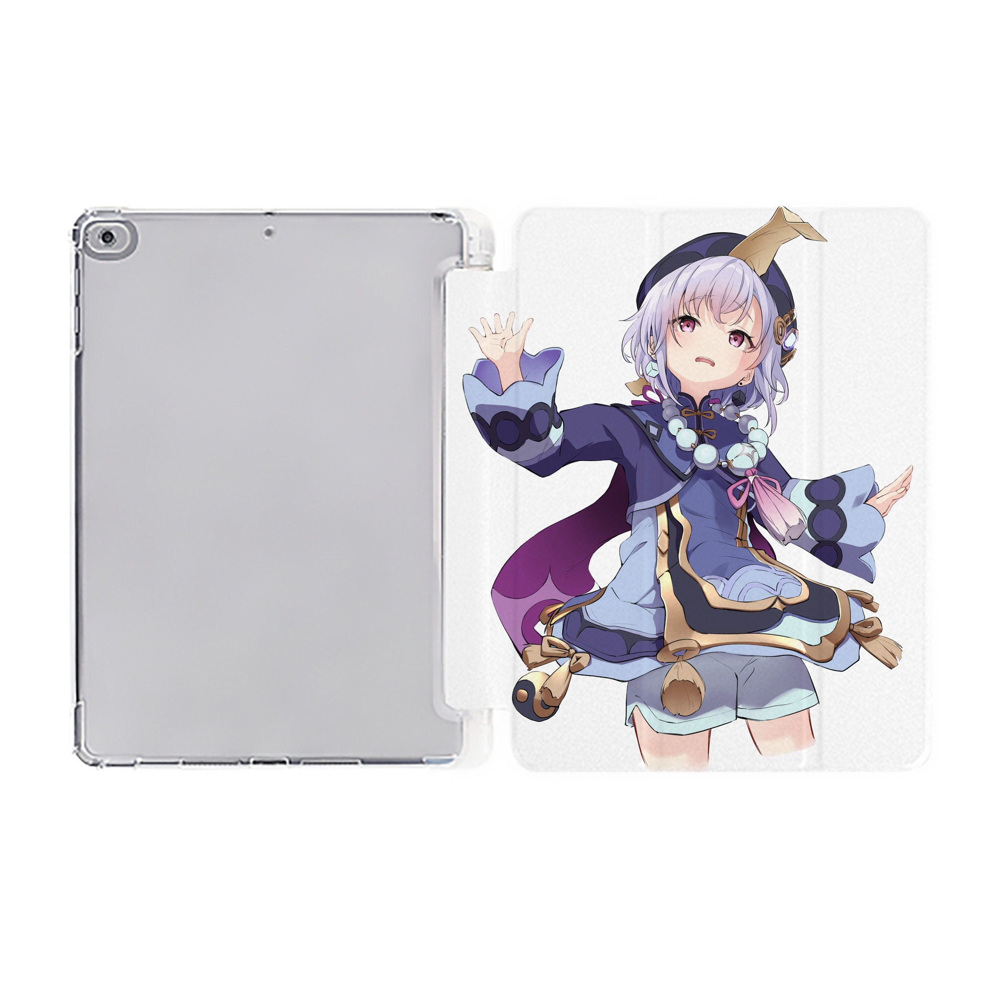 げんし神 七七 なな  genshin Nana IPad ケース ペン収納付き 三つ折りスタンド PUレザー×シリコン 対応機種9.5/10.5/10.9インチ
